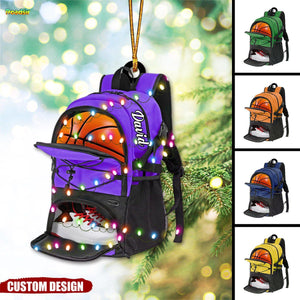 Personalized Basketball Bag Ornament-Gift for Basketball Players-2024 New Release