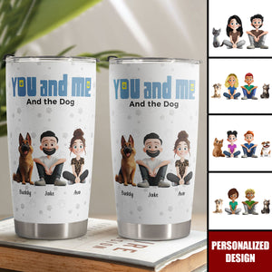 You And Me For Pet Parents-Personalized Tumbler Cup