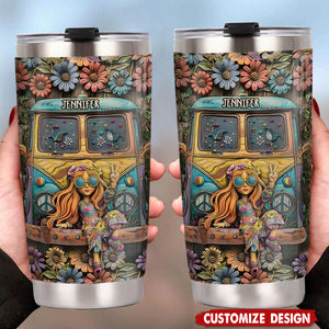 Hippie Soul - Personalized Hippie Tumbler