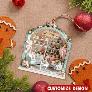 Personalized Dreamy Dollhouse Christmas Ornament Gifts For Girls-2024 New Release