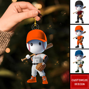 Personalized Gifts For Baseball Lover Christmas Ornament-2024 New Release