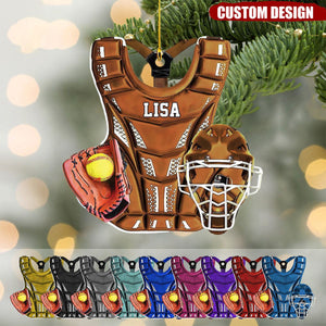 Personalized Softball Uniform Christmas Ornament Gift For Softball Lovers - 2024 New Release