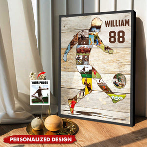 Soccer Photo-Personalized Poster-Gift For Soccer Lover