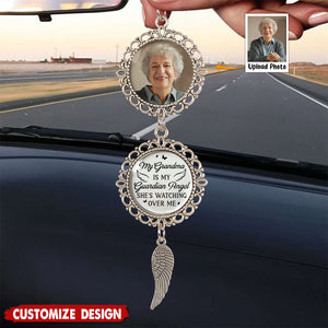 Personalized Photo Your Love Lights My Way Until We Meet Again Metal Car Ornament