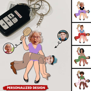 Funny Couple-Personalized Keychain-Gifts For Couple