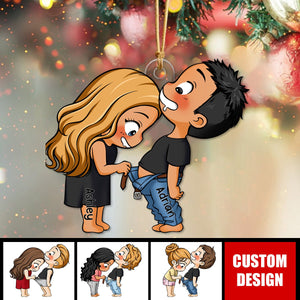 2024 New Release - Personalized Couple Doll Christmas Ornament - Gift For Husband Wife, Anniversary