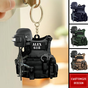 Personalized Police Keychain-Gifts For Police-2024 New Release