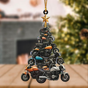 Motorcycles Christmas Tree Ornament-Gift For Motorcycles Lovers-2024 New Release