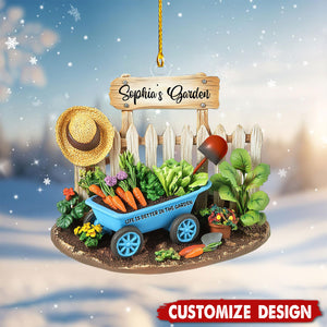 Personalized Garden Tools Christmas Ornament Gift For Gardener Lover-2024 New Release