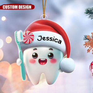 Personalized Dentist Christmas Ornament-Gifts For Dental Student,Baby Shower-2024 New Release