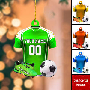 Personalized Soccer Christmas Ornament Gift for Soccer Lovers-2024 New Release