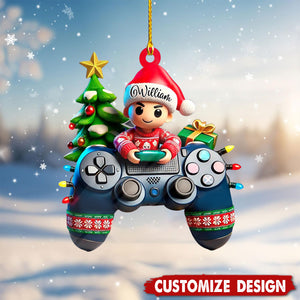 Personalized Video Game Controller Christmas Ornament Gift For Game Lover-2024 New Release