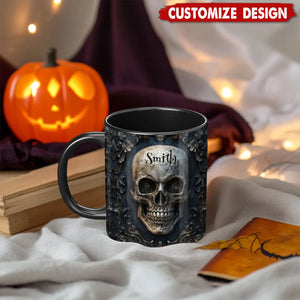 Awesome Retro Skull – Personalized Skull Mug