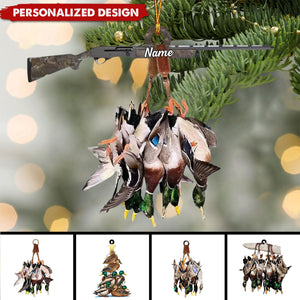 Personalized Duck Hunting Ornament-Gift for Hunting Lover-2024 New Release