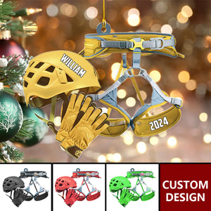 Personalized Rock Climbing Christmas Ornament, Gift For Climbing Lovers-2024 New Release