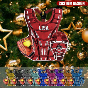 Personalized Softball Uniform Christmas Ornament Gift For Softball Lovers - 2024 New Release