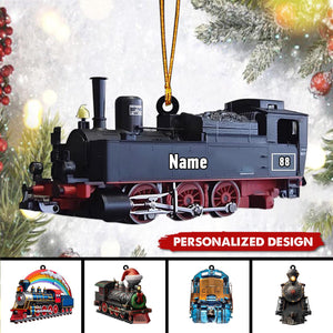 Personalized RailRoader Train Christmas Ornament-Gift For Train Lover Railway workers-2024 New Release