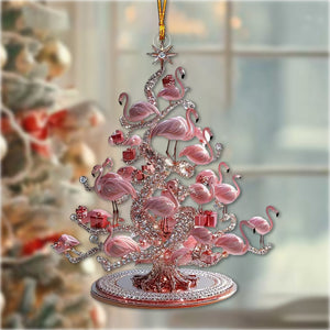 Flamingo Christmas Tree Ornament - 2024 New Release