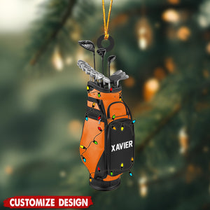 Personalized Golf Backpacks Christmas Ornament Gift For Golf Lovers - 2024 New Release