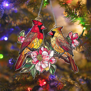 Cardinal Acrylic Christmas Ornament Bird Memorial Gift for Christmas - 2024 New Release