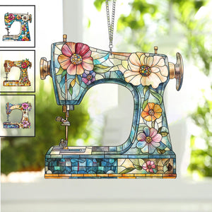 Sewing Machine Suncatcher-Gift for Sewing Lover