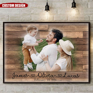 Family Couple Pet Portrait Personalized Poster - Gift For Couple, Family, Pet Lovers