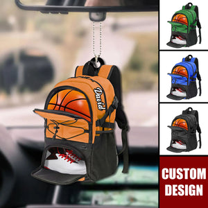 Personalized Basketball Bag Car Ornament-Gift For Basketball Players