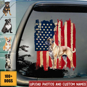 Personalized dog photo decal - gift for dog lovers