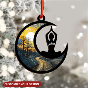 Personalized Yoga Christmas Ornament,Gifts For Yoga Lover - 2024 New Release