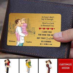 Anniversary Reminder Card - Personalized Custom Wallet Card