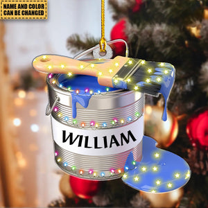 Personalized Painter Christmas Ornament Gift for Artists - 2024 New Release