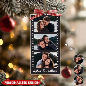 Personalized Photo Strip Ornament-Gift For Couple-2024 New Release