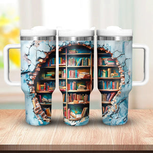 Portal to Knowledge - Tumbler with Handle