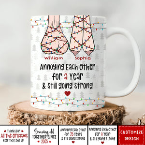 Growing Old Together Persionalized Mug For Couple