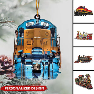 Personalized RailRoader Train Christmas Ornament-Gift For Train Lover Railway workers-2024 New Release