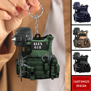 Personalized Police Keychain-Gifts For Police-2024 New Release