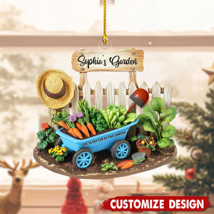 Personalized Garden Tools Christmas Ornament Gift For Gardener Lover-2024 New Release