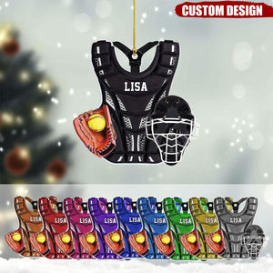 Personalized Softball Uniform Christmas Ornament Gift For Softball Lovers - 2024 New Release