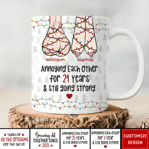 Growing Old Together Persionalized Mug For Couple