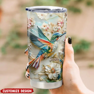 Personalized Hummingbird Tumbler-Gift For Family,Friends