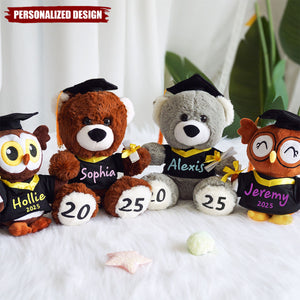 Graduation Bear-Personalized Stuffed Bear-Gifts for Graduates