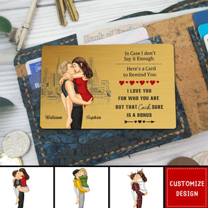 Anniversary Reminder Card - Personalized Custom Wallet Card