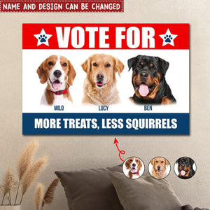 Vote For My Furry Best Friend - Personalized Poster