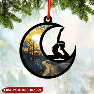 Personalized Yoga Christmas Ornament,Gifts For Yoga Lover - 2024 New Release