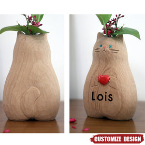 Personalized Handmade Cat Vase - 2024 New Release