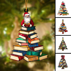 Christmas Book Tree Ornament--Gift For Book Lover-2024 New Release