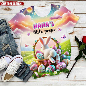 Personalized Gift For Easter Grandma All-over Print T Shirt