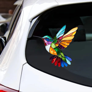 Colorful Hummingbird Decal-Gift For Bird Lovers