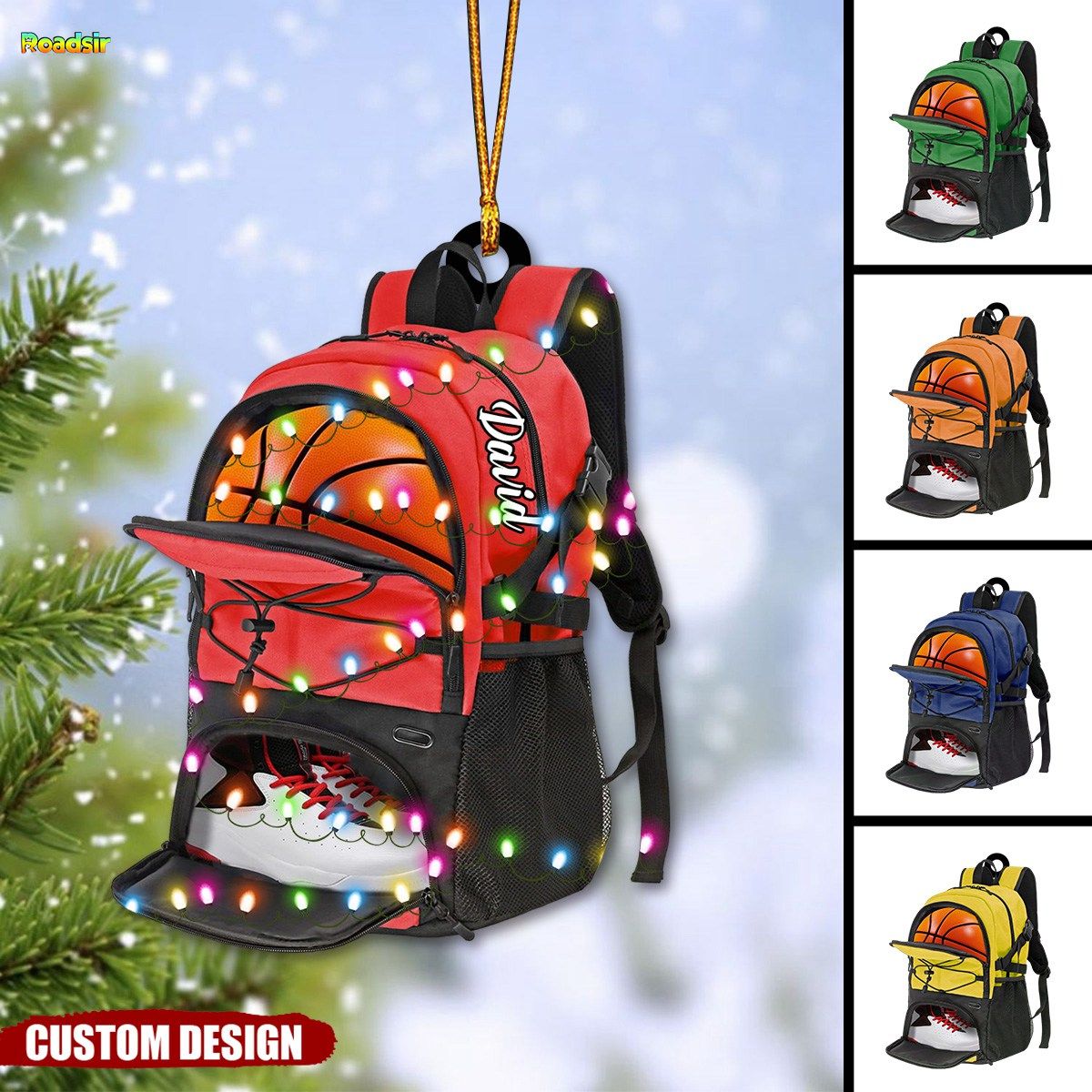 Personalized Basketball Bag Ornament-Gift for Basketball Players-2024 New Release