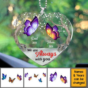 Memorial Gift I Am Always With You Transparent Acrylic Car Ornament